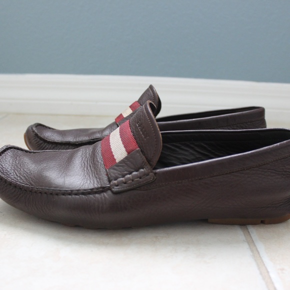 bally mens driving shoes